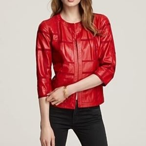 Lafayette 148 New York Leather Jacket